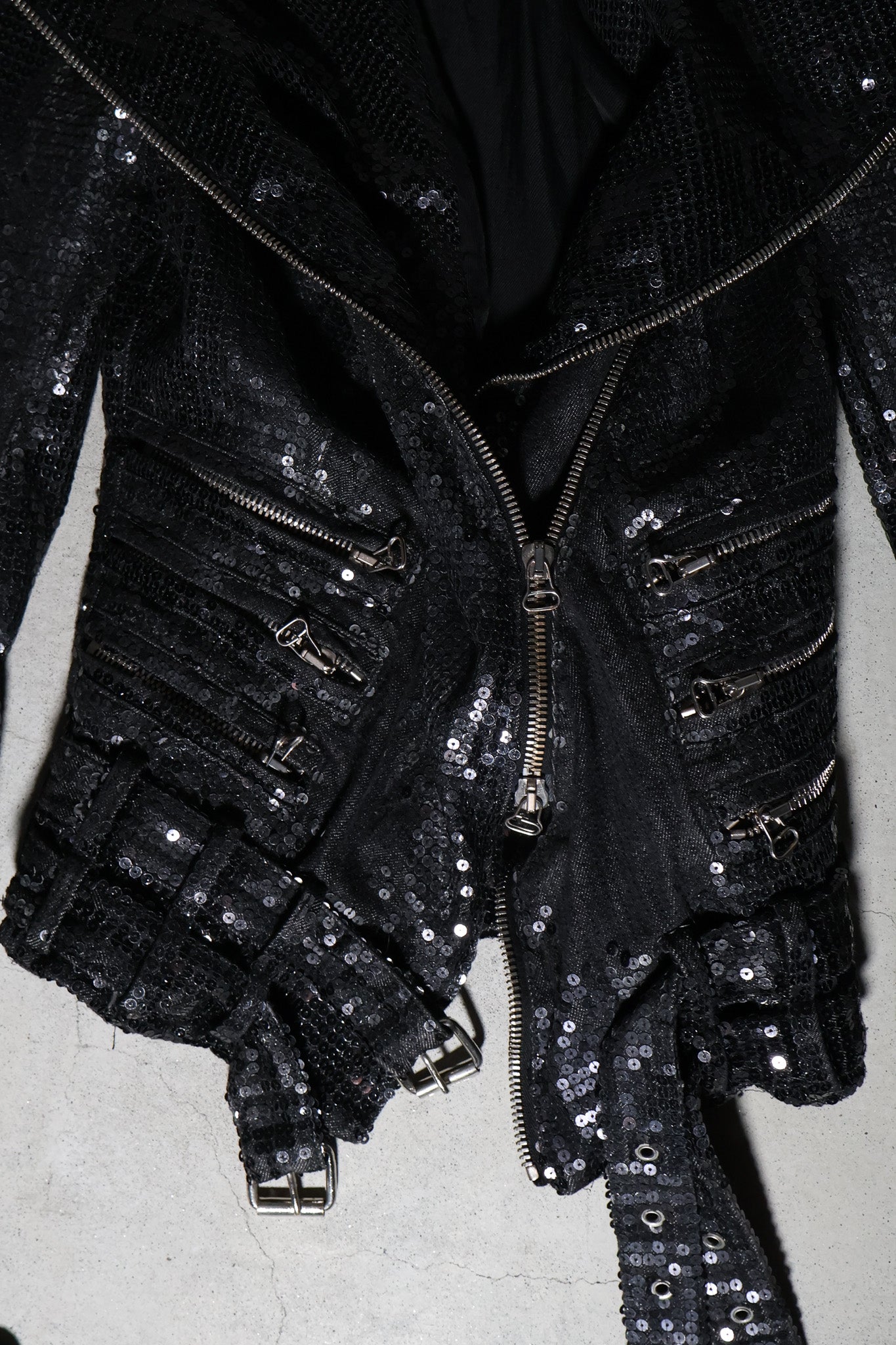 Balmain AW09 Sequin Denim Jacket