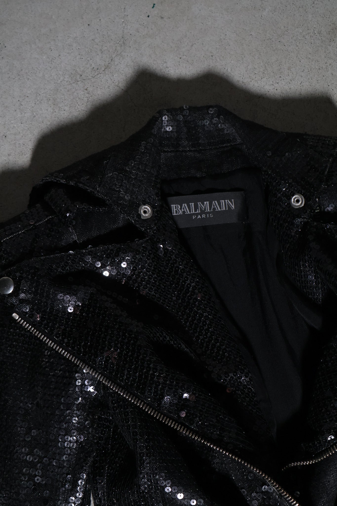 Balmain AW09 Sequin Denim Jacket