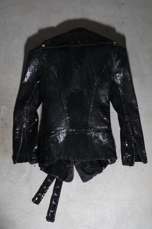 Balmain AW09 Sequin Denim Jacket