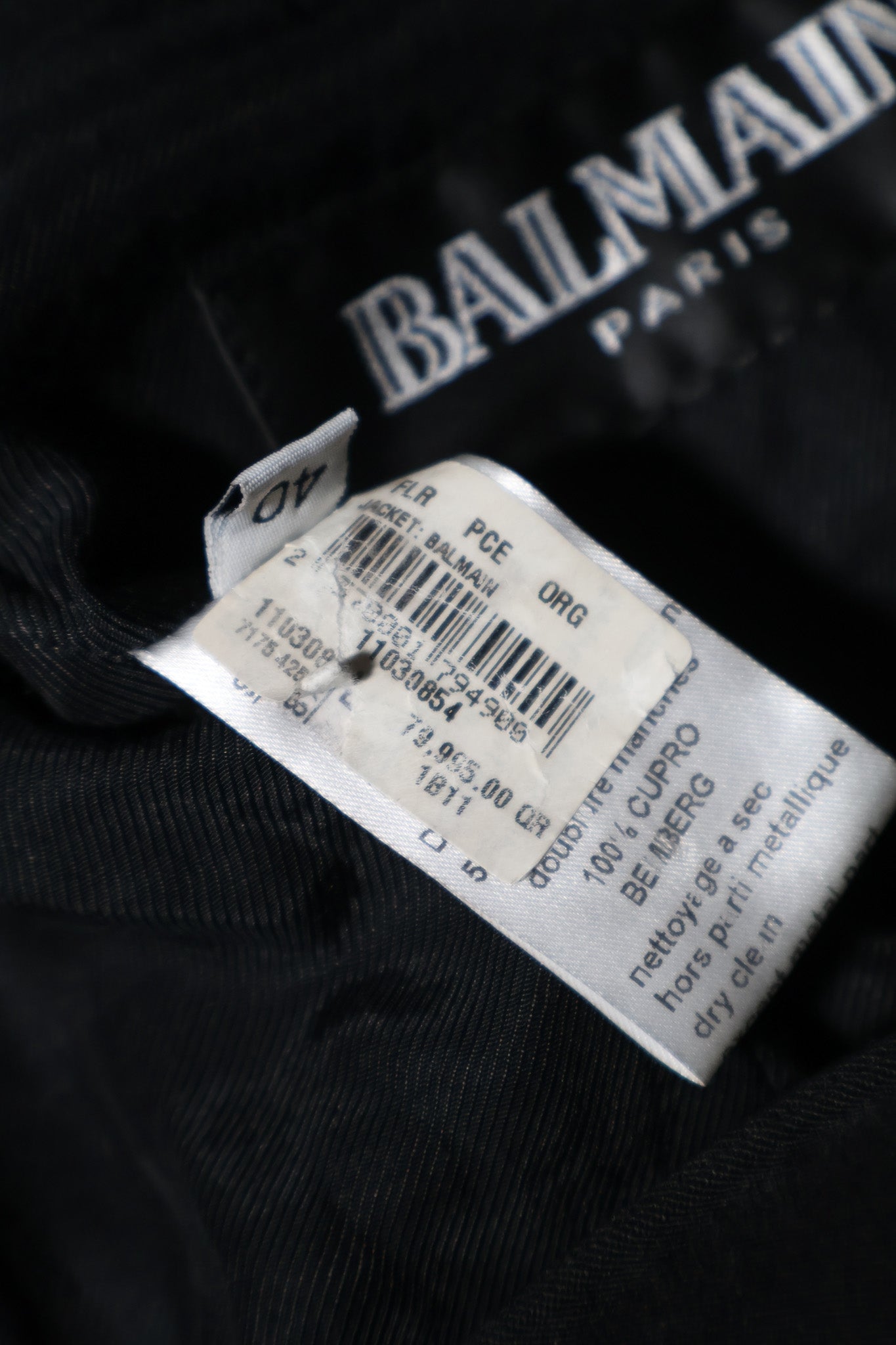 Balmain SS11 1/3 Runway Blazer