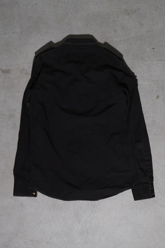 Balmain SS11 Runway Pin Emblem Military L/S Shirt