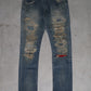 Undercover AW04 OG 68 Red Yarn Denim