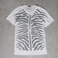 Balmain SS10 Zebra Print Tee