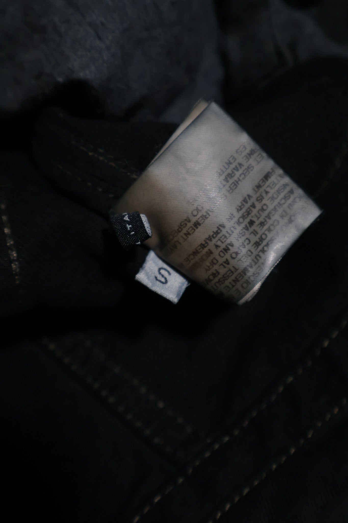 Rick Owens FW07 Black Wax Denim Jacket