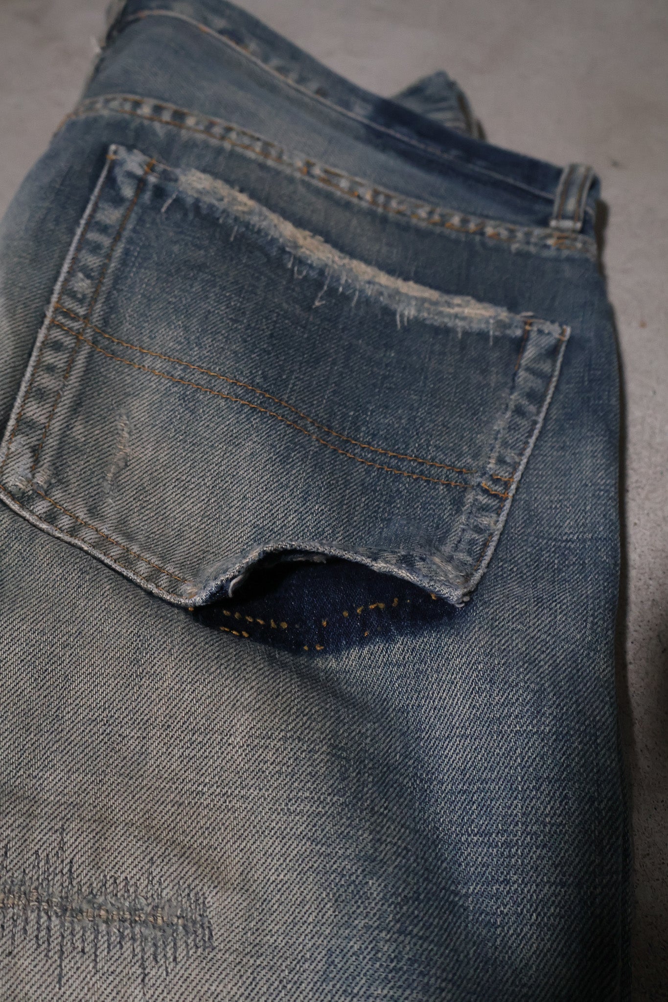 Undercover AW04 OG 68 Red Yarn Denim