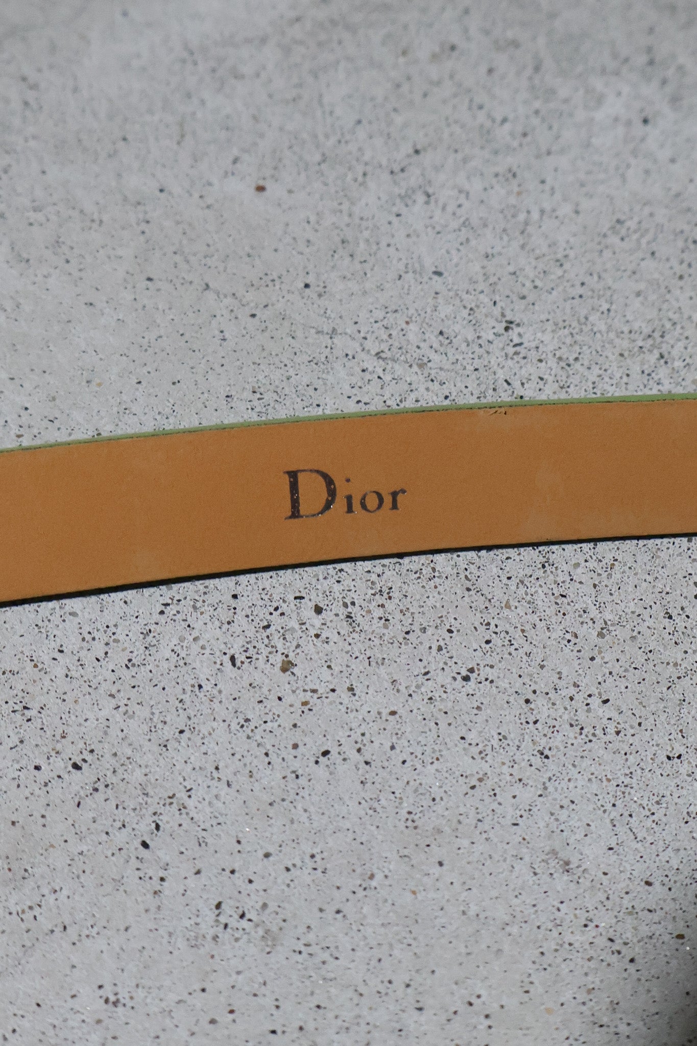 Dior Homme AW03 Runway Luster Neon Belt