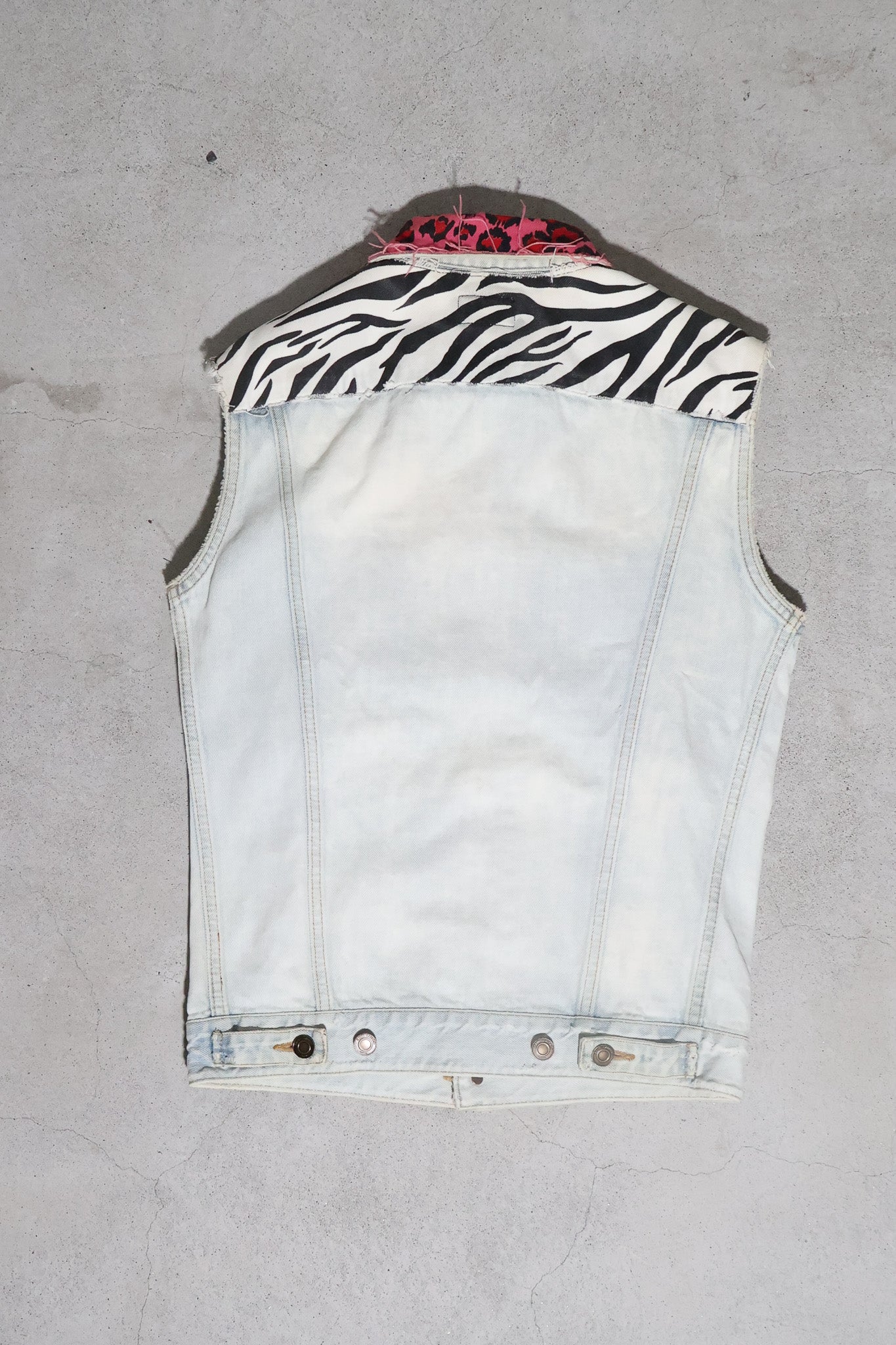 Saint Laurent Paris SS16 Runway Surf Sound Denim Vest