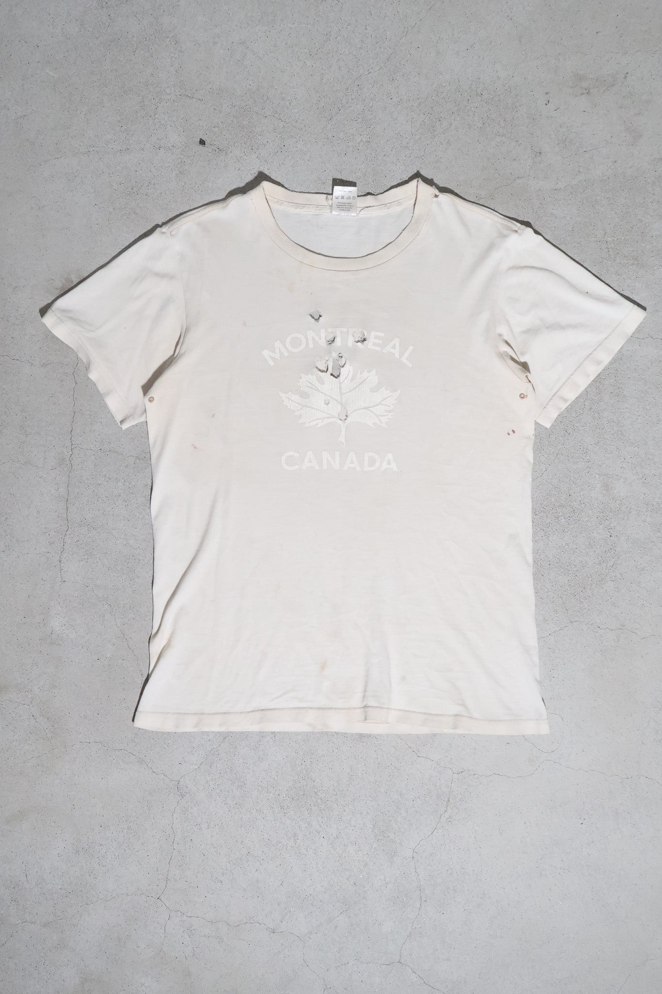 Number (N)ine SS01 Montreal Distressed Tee