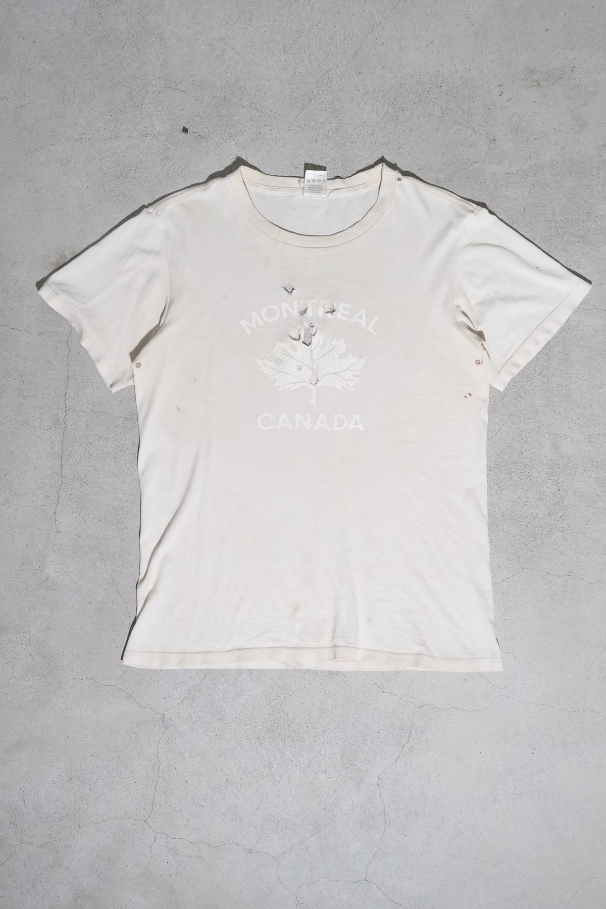 Number (N)ine SS01 Montreal Distressed Tee