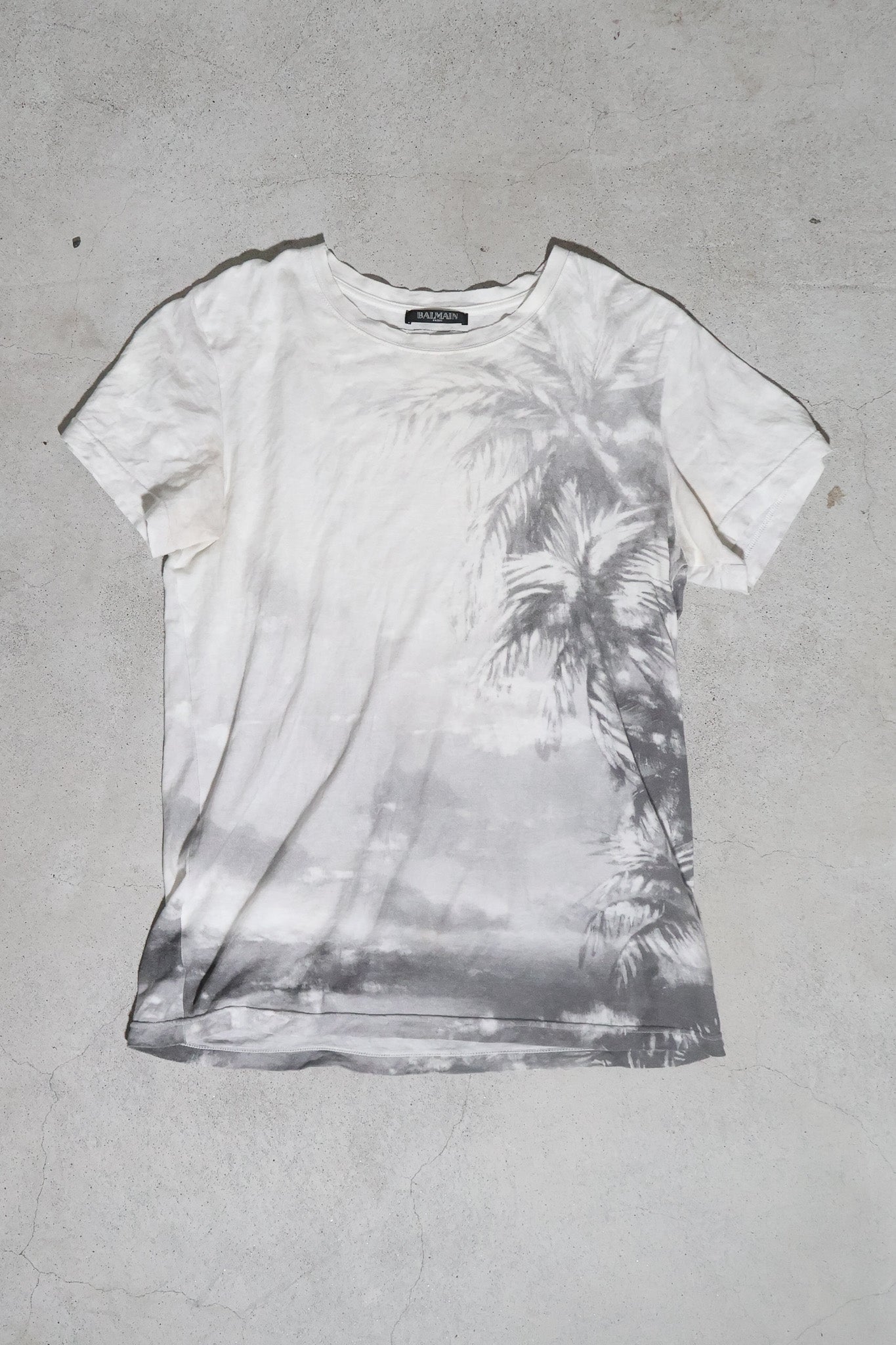 Balmain SS13 Palm Tree Print Tee