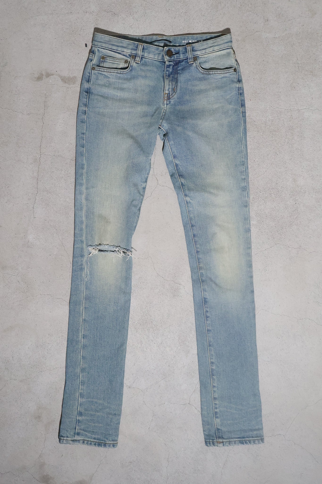 Saint Laurent Paris AW16 D01 Skinny Low Rise Denim