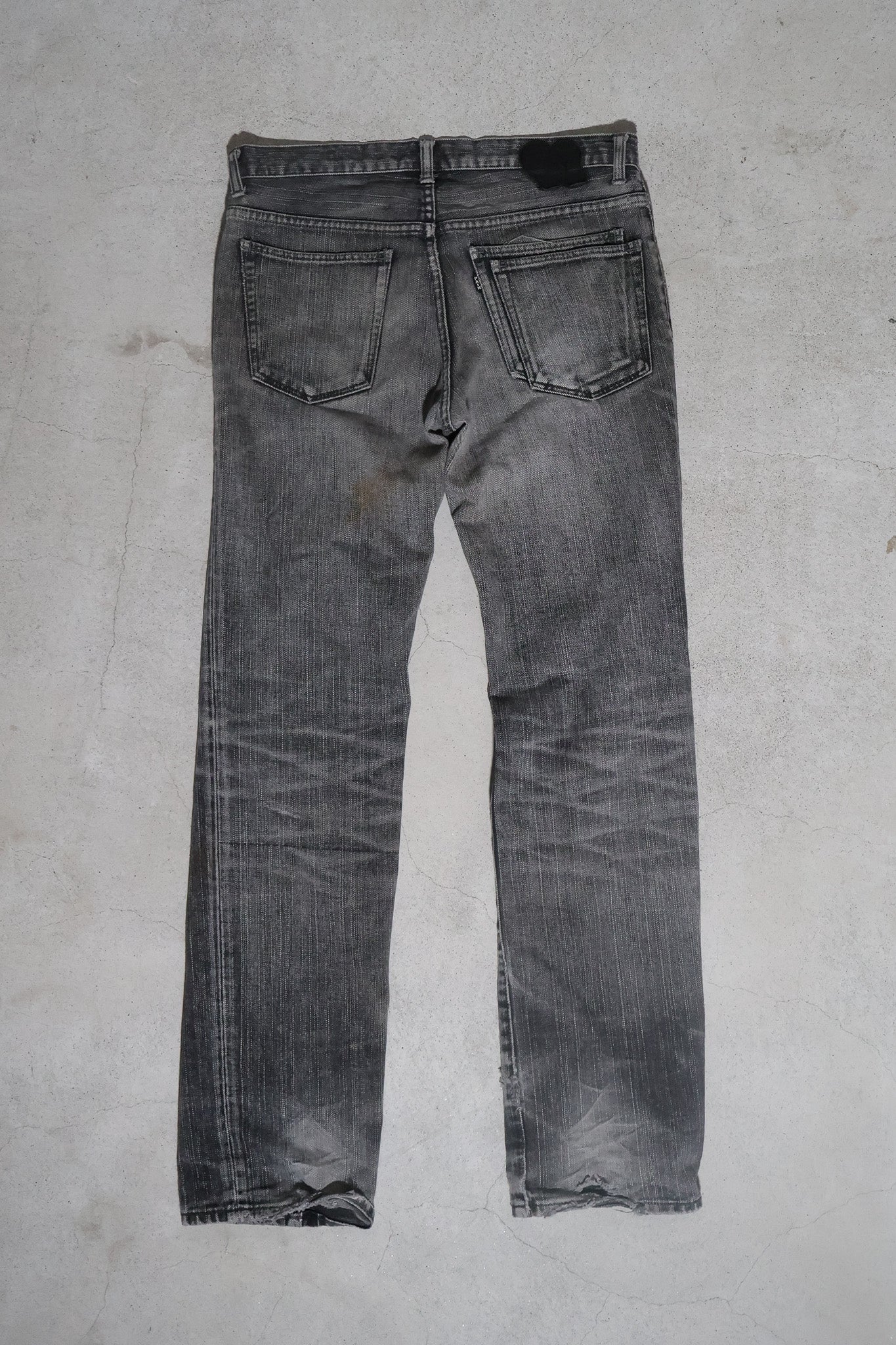 Number (N)ine SS04 Double Pocket Crying Heart Denim
