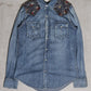 Saint Laurent SS15 Denim Paisley Shirt
