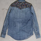 Saint Laurent SS15 Denim Paisley Shirt