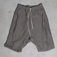 Rick Owens Dark Dust Zipper Pocket Pod Shorts