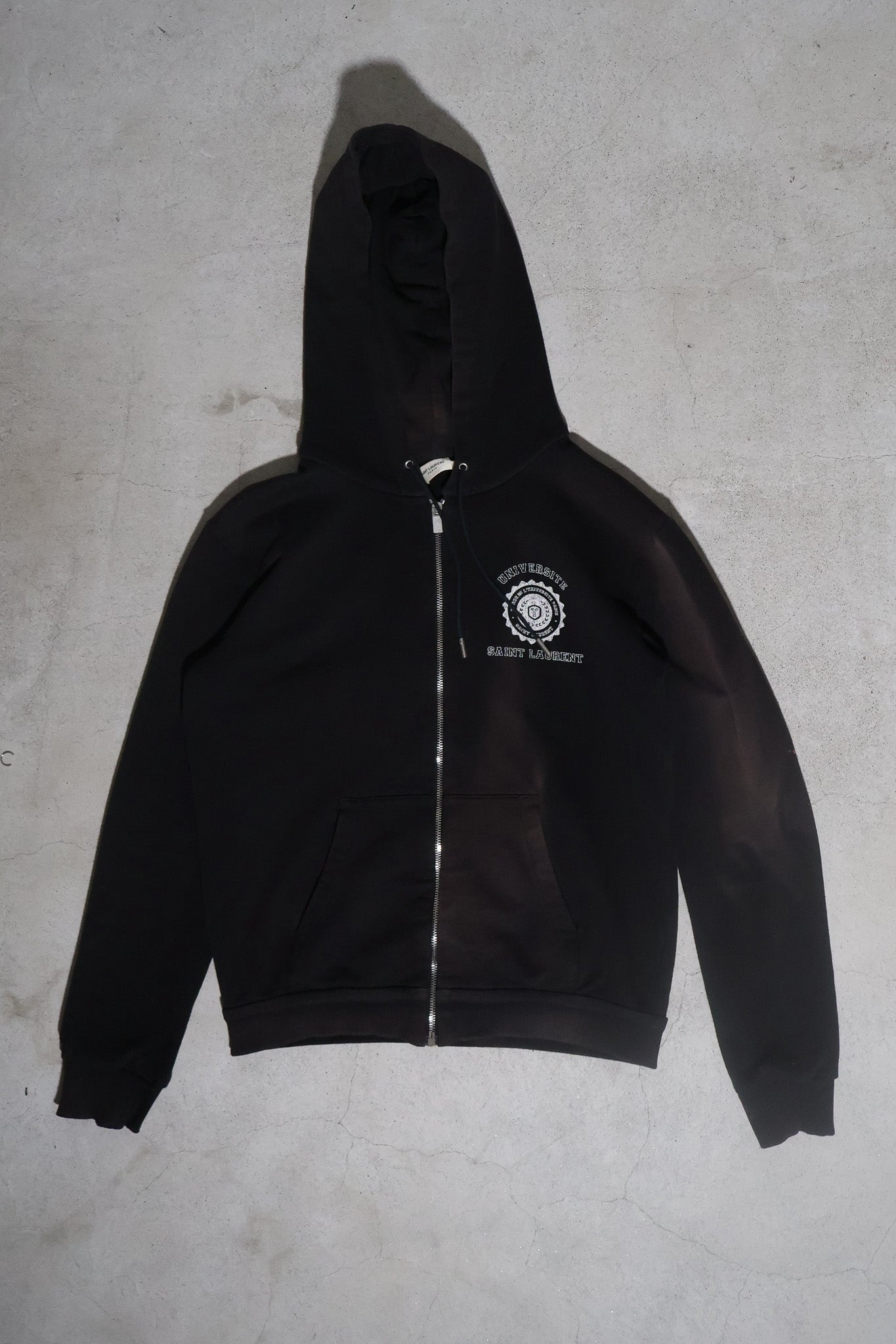 Saint Laurent Paris SS17 University Zip Up