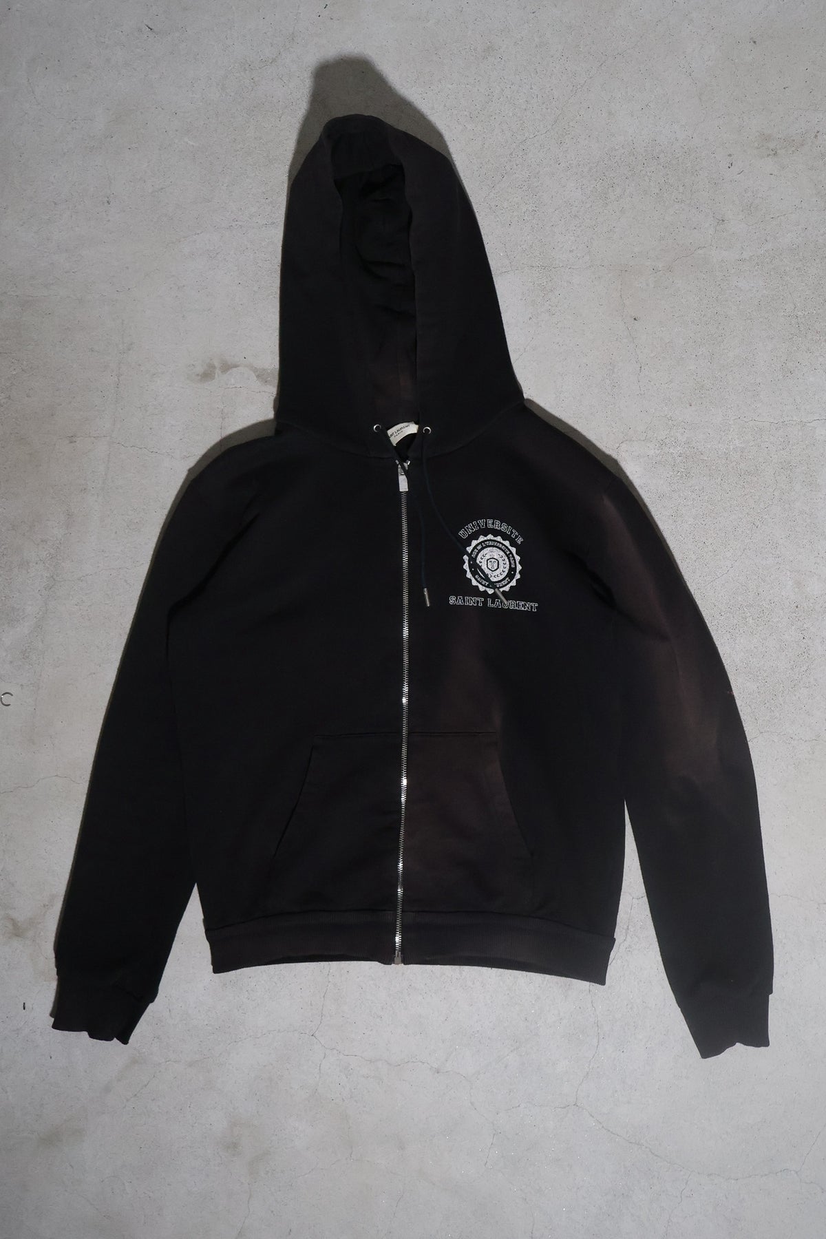 Saint Laurent Paris SS17 University Zip Up
