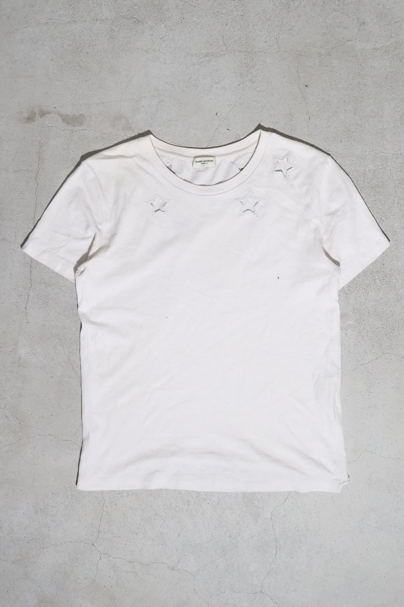 Saint Laurent Paris SS19 Star Cutout Shirt