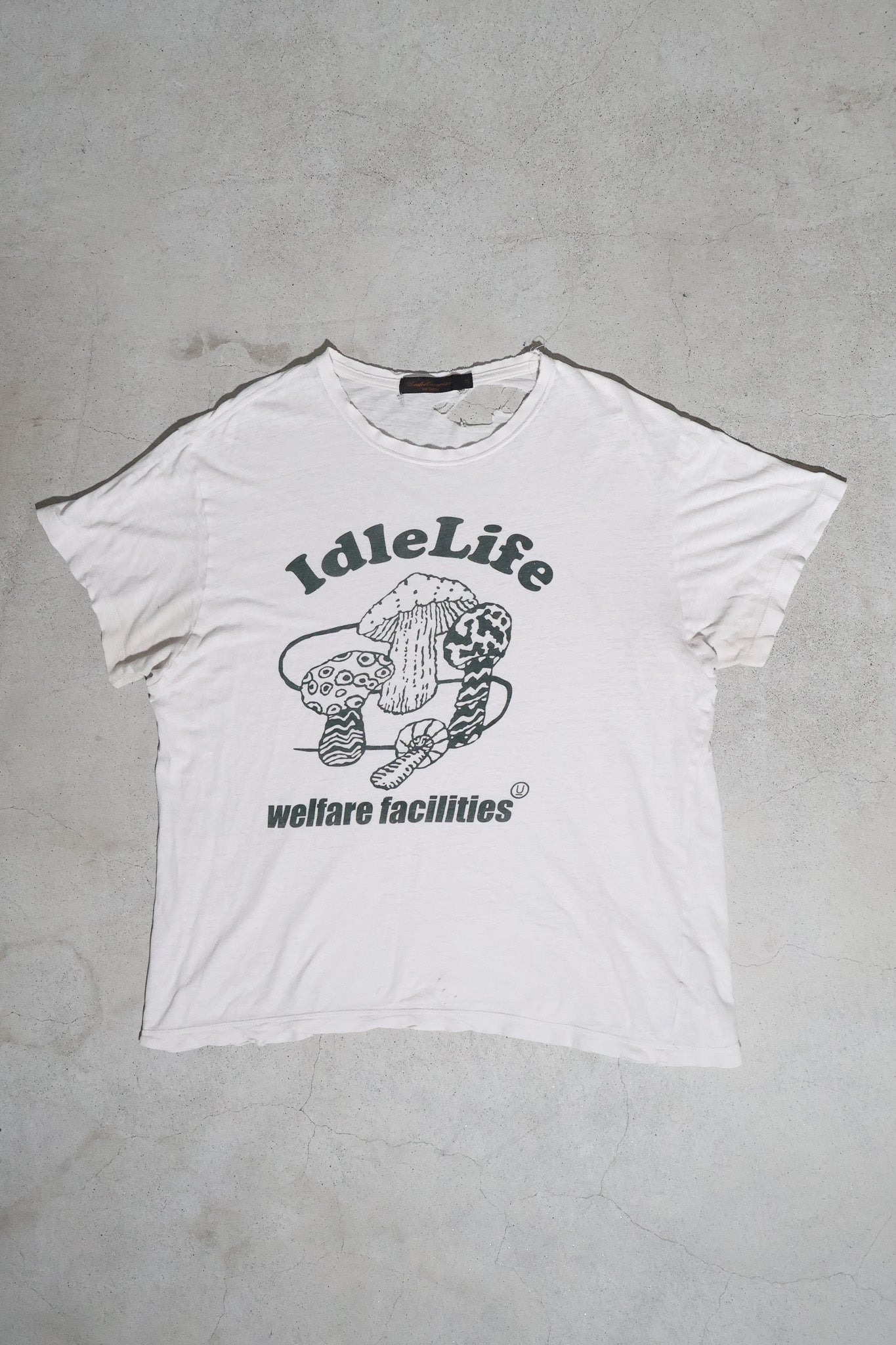 Undercover AW03 Distressed Paper Doll Tee