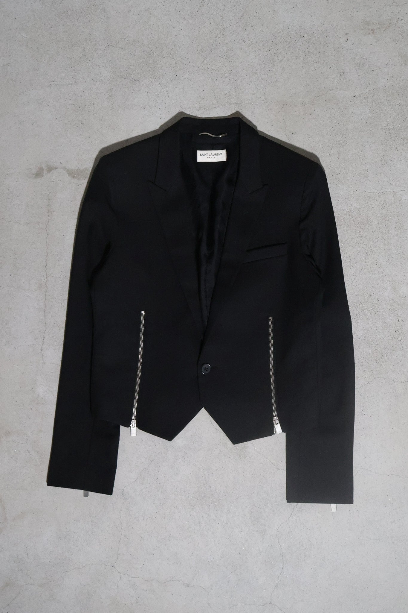 Saint Laurent Paris SS13 Zipper Blazer
