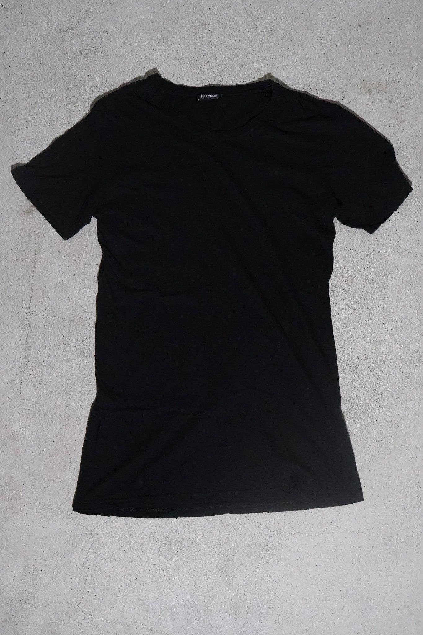 Balmain Decarnin Era Distressed Tee