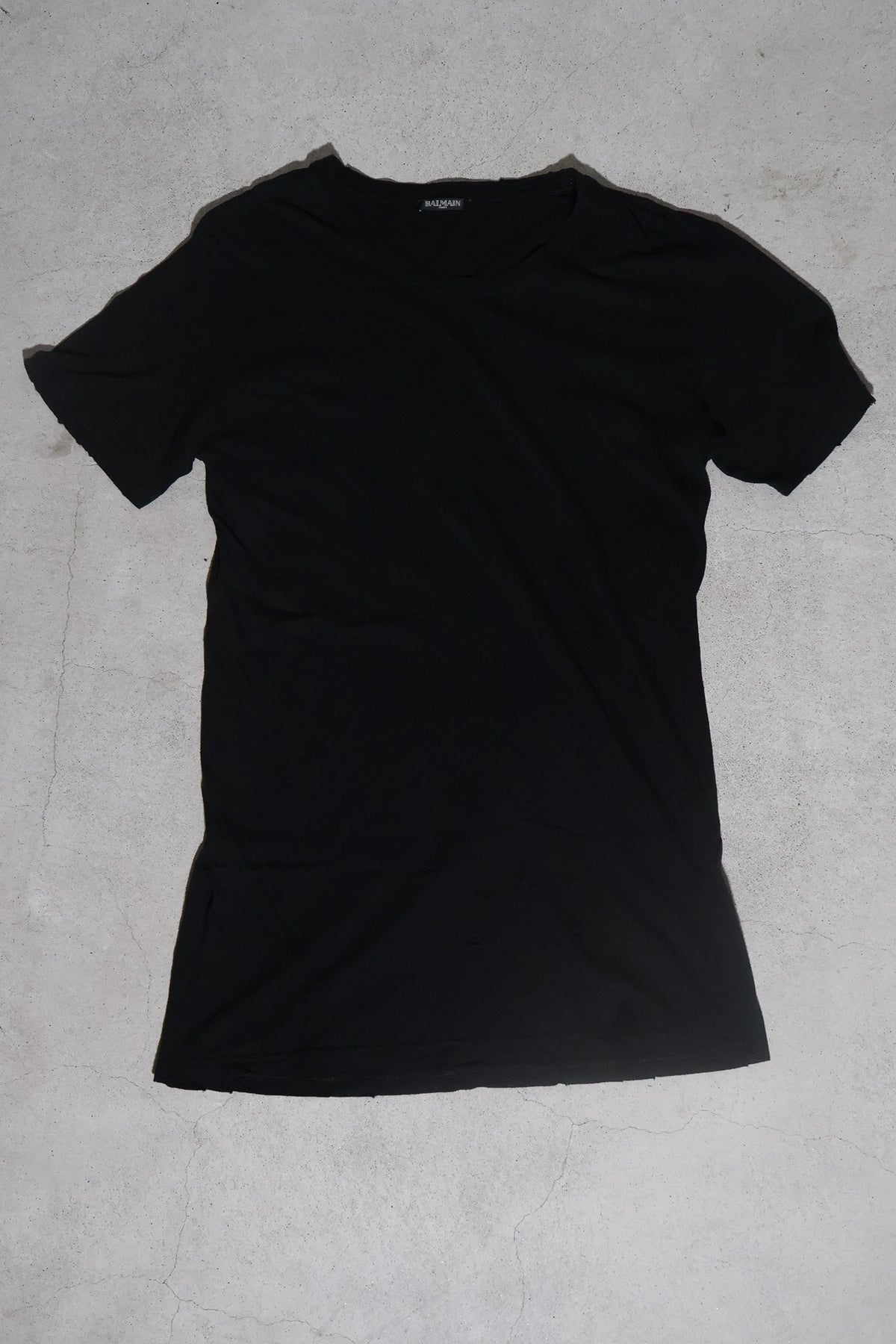 Balmain Decarnin Era Distressed Tee