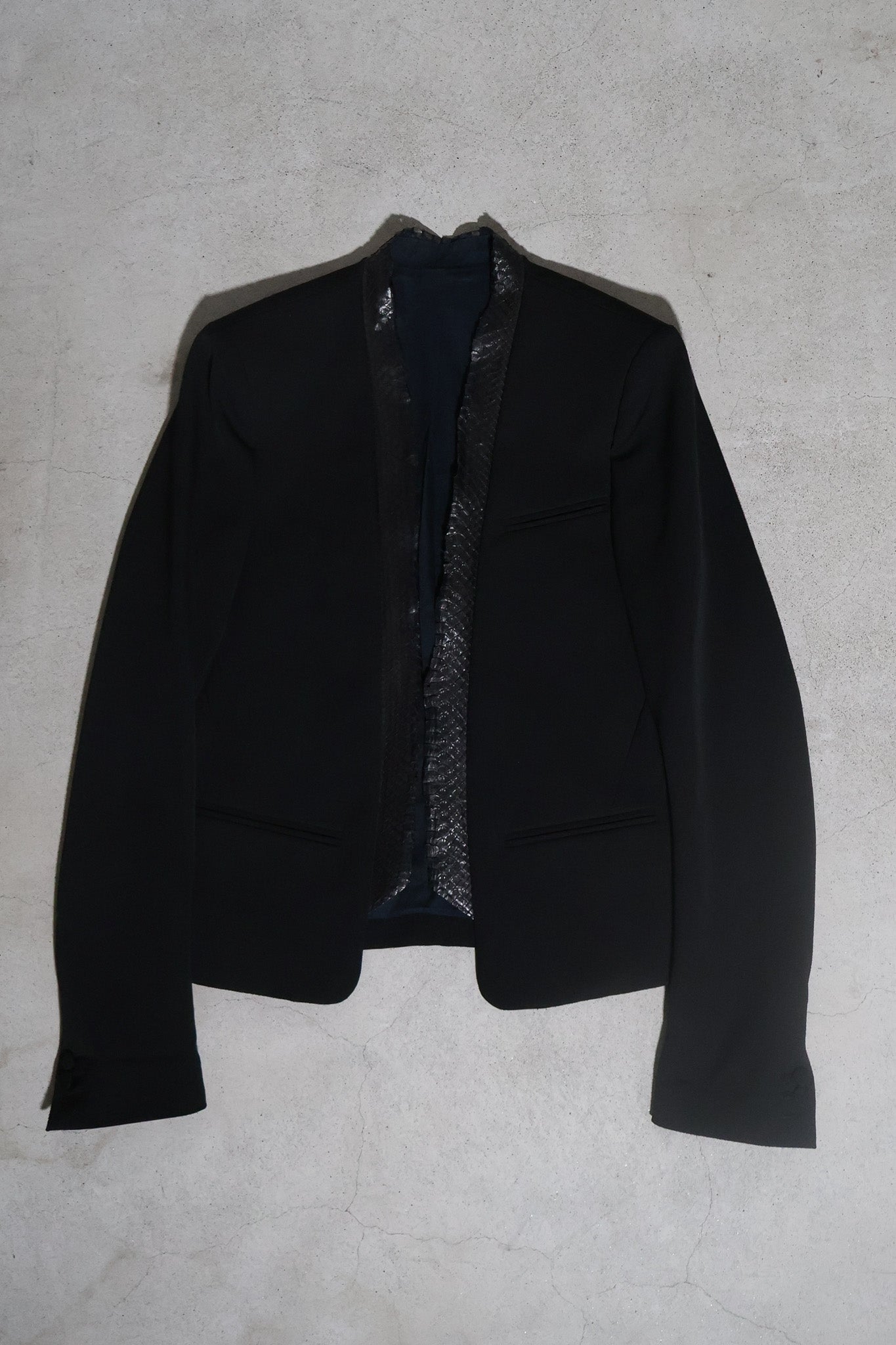 Balmain SS12 Python Lapel Blazer