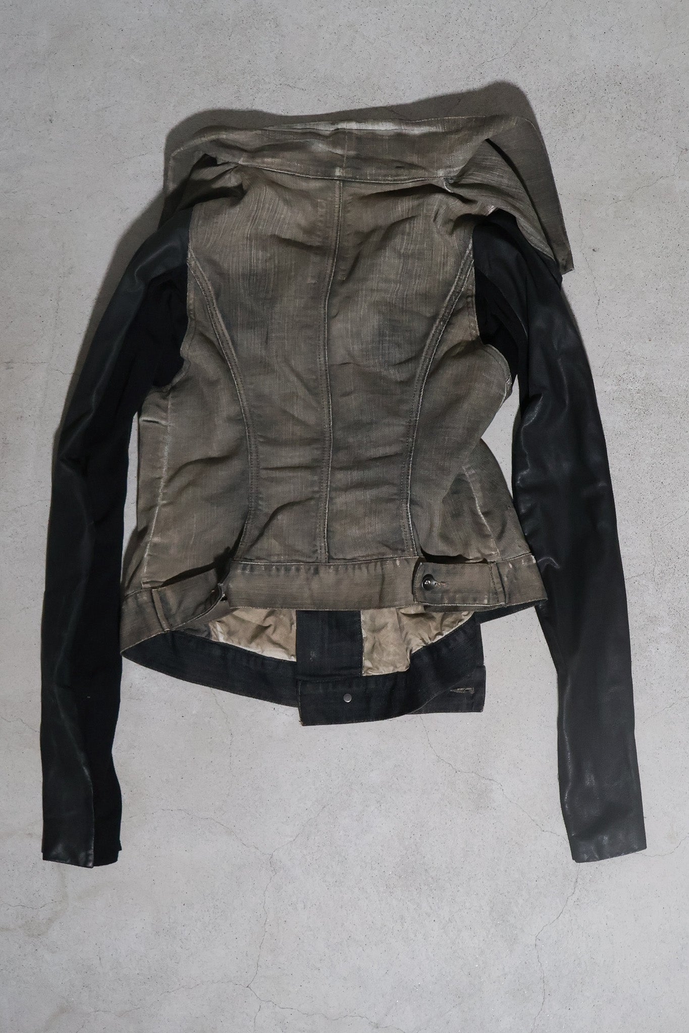 Rick Owens 2000s Dark Dust Hybrid Jacket