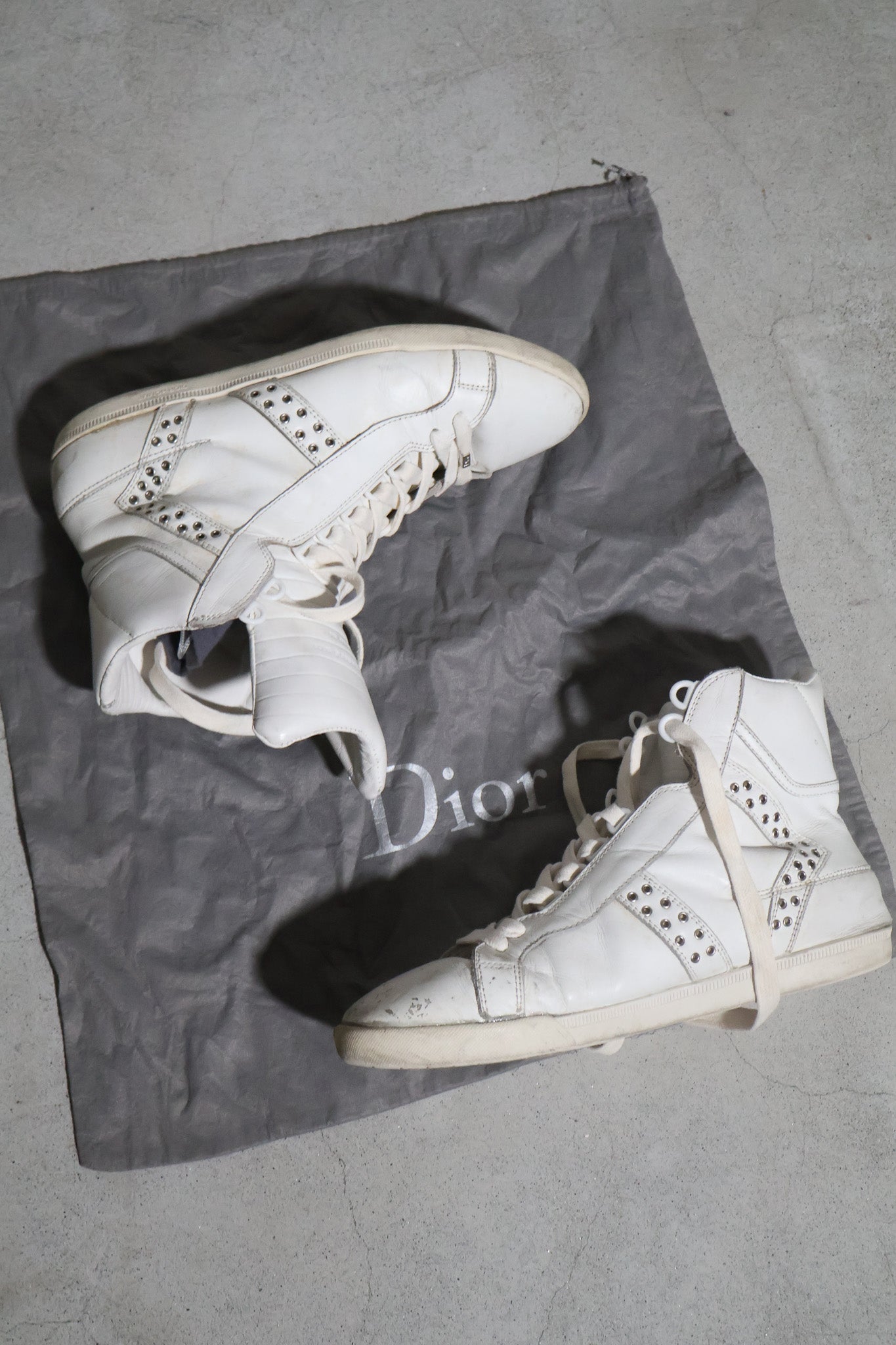Dior Homme SS04 Sample Studded Strip Sneaker