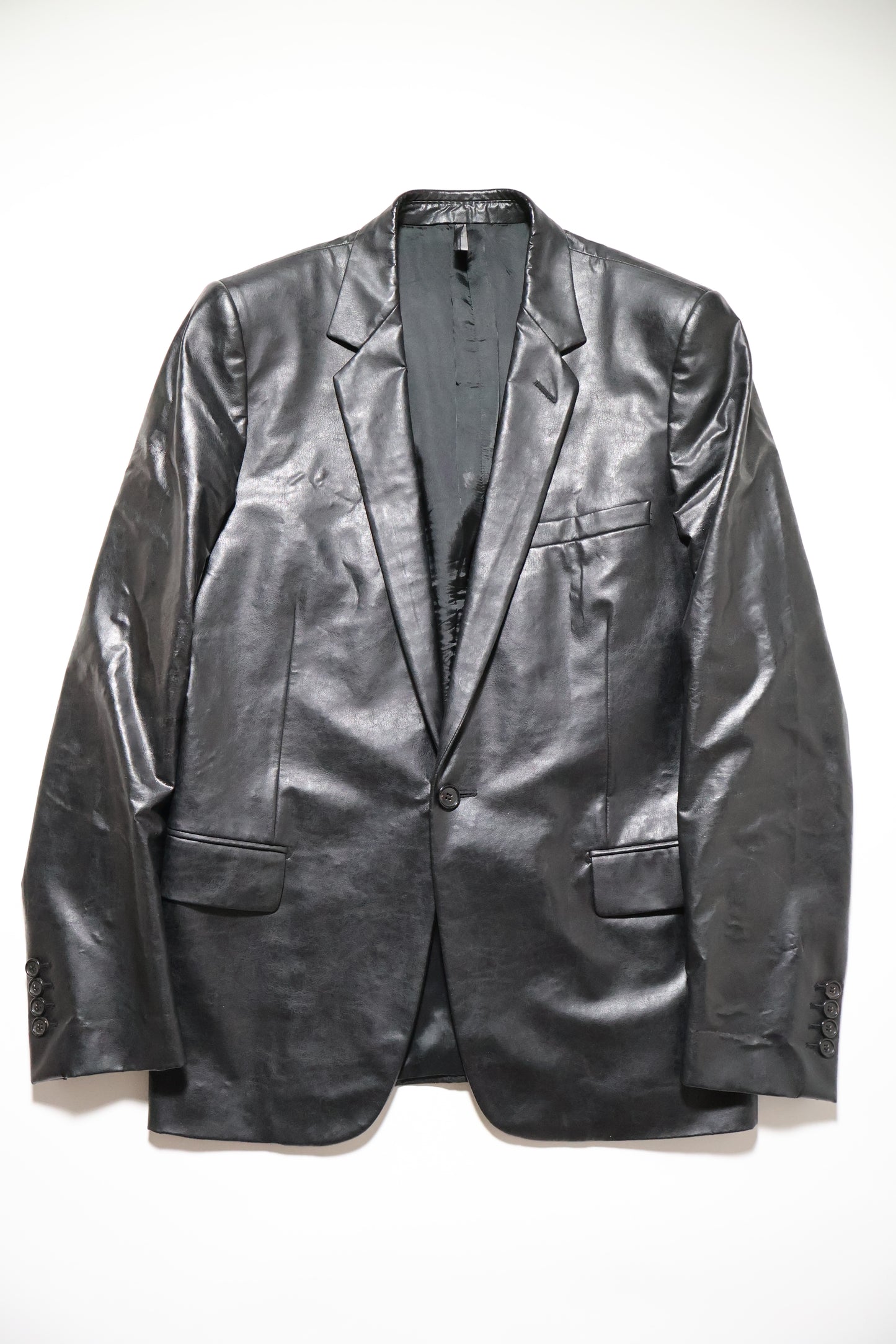 Dior Homme AW03 Luster PVC Coated Blazer