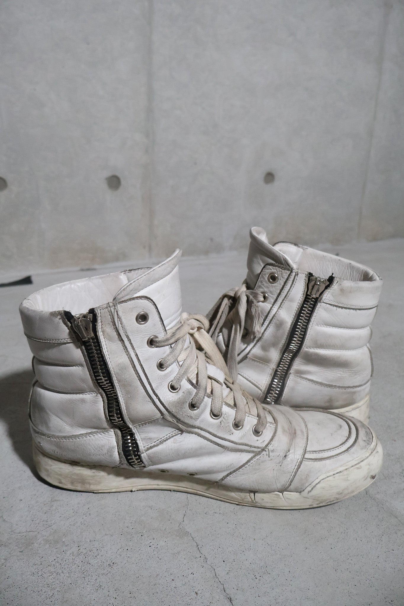 Balmain SS12 High Top Sneakers