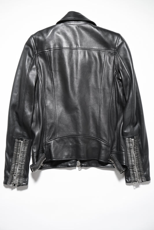 Balmain SS11 Leather Safety Pin Jacket