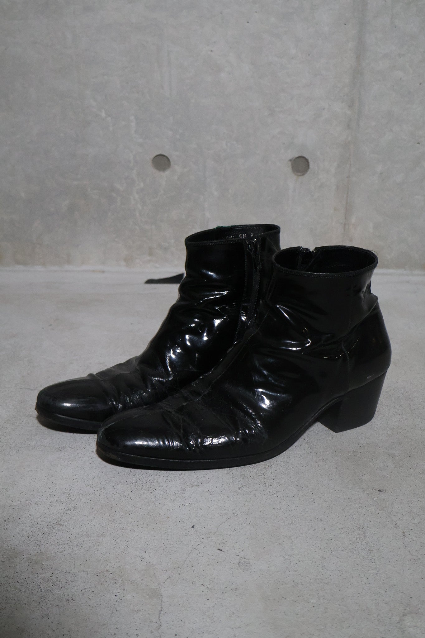 Dior Homme AW05 6.5 Cuban Heel Boots