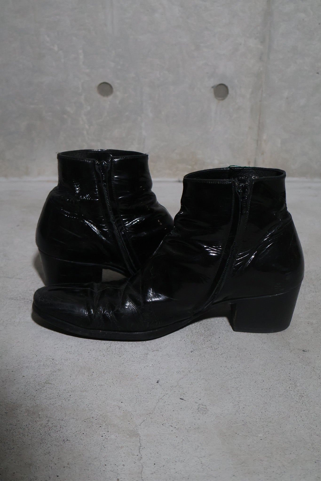 Dior Homme AW05 6.5 Cuban Heel Boots