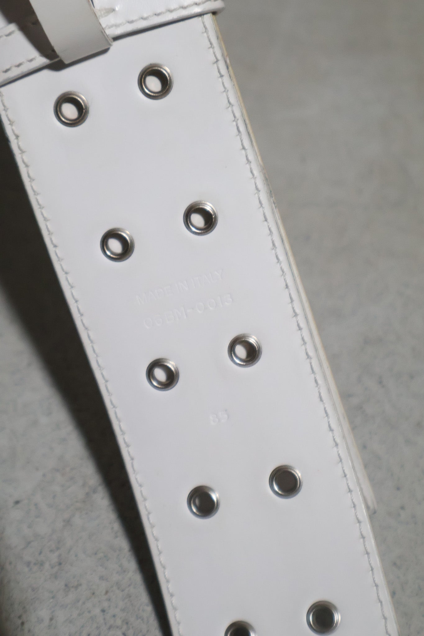 Dior Homme SS03 Double Prong Eyelet Belt