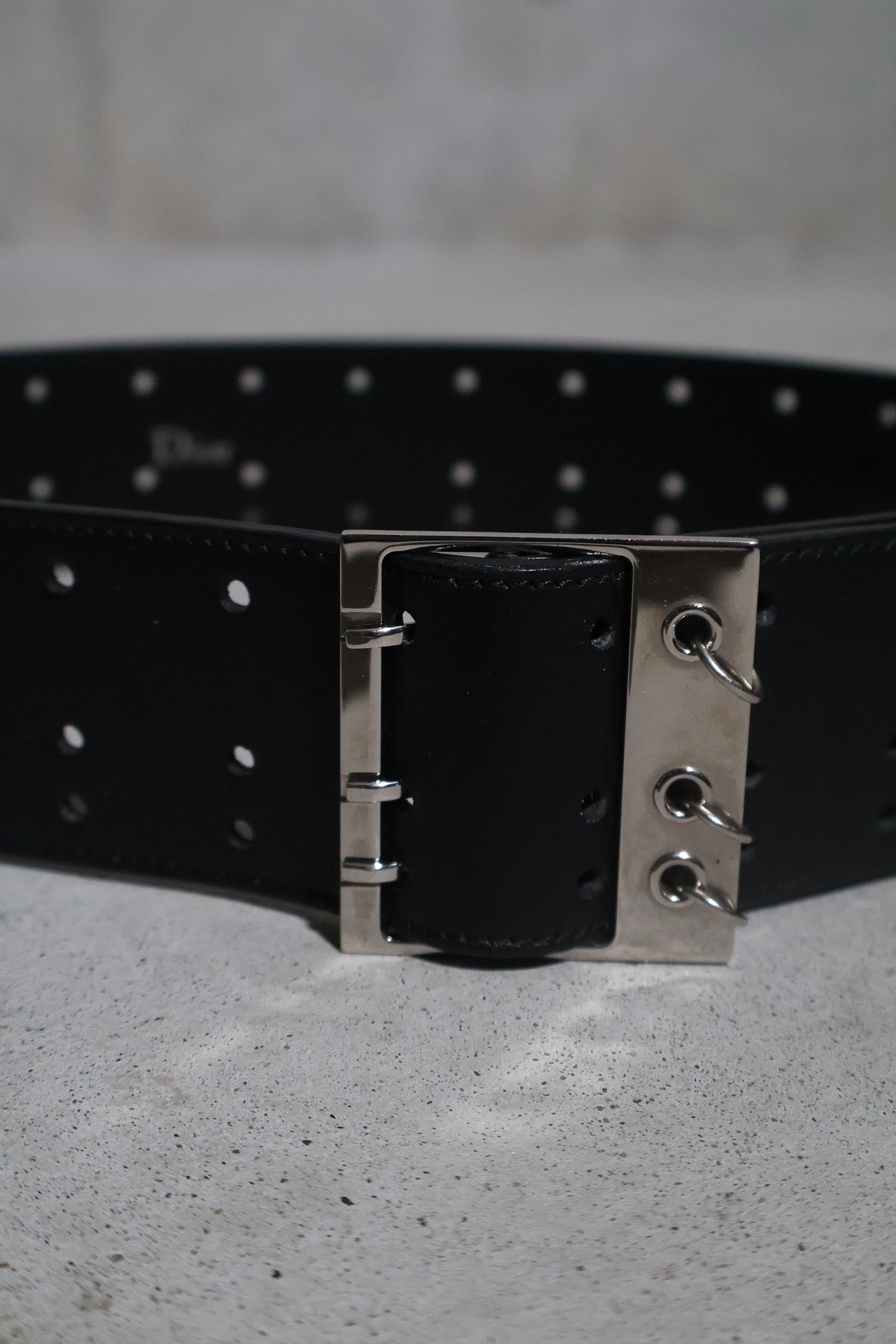 Dior Homme AW03 Pierced Luster Belt