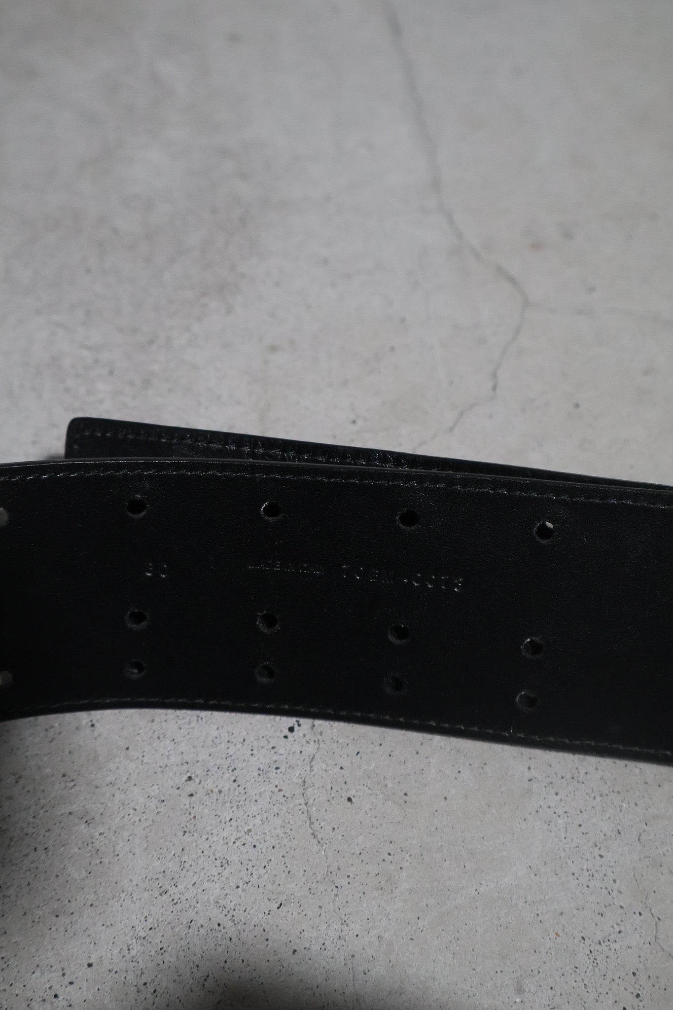 Dior Homme AW03 Pierced Luster Belt