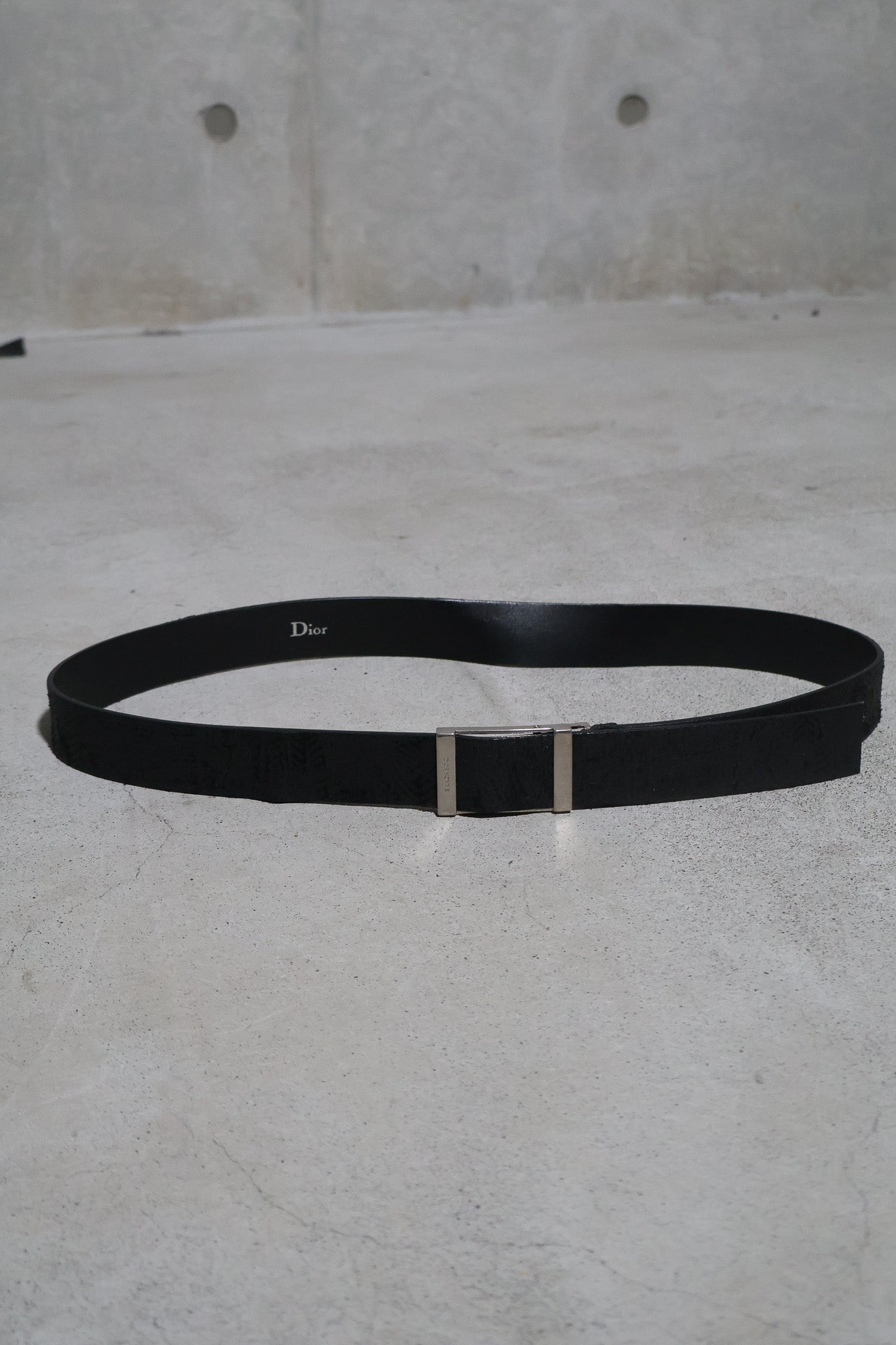 Dior Homme AW03 Luster Tire Print Belt