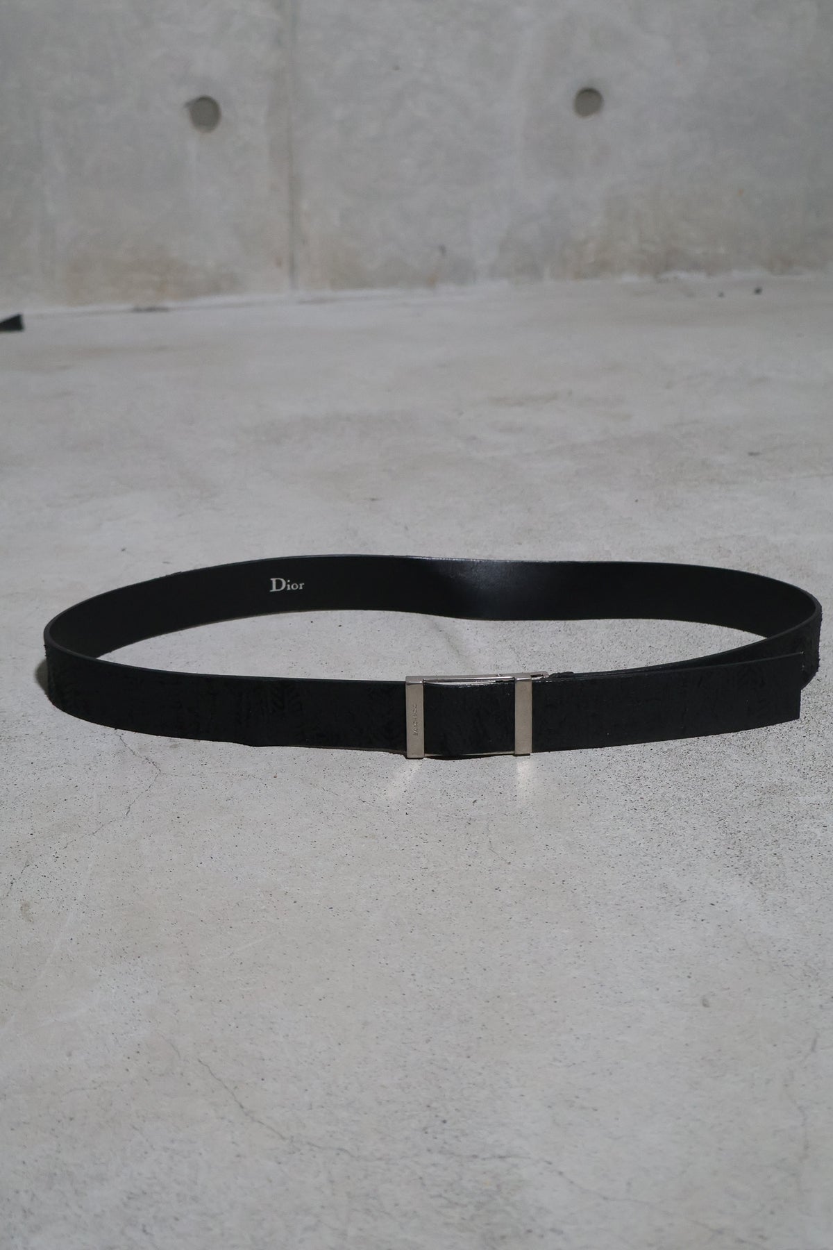 Dior Homme AW03 Luster Tire Print Belt