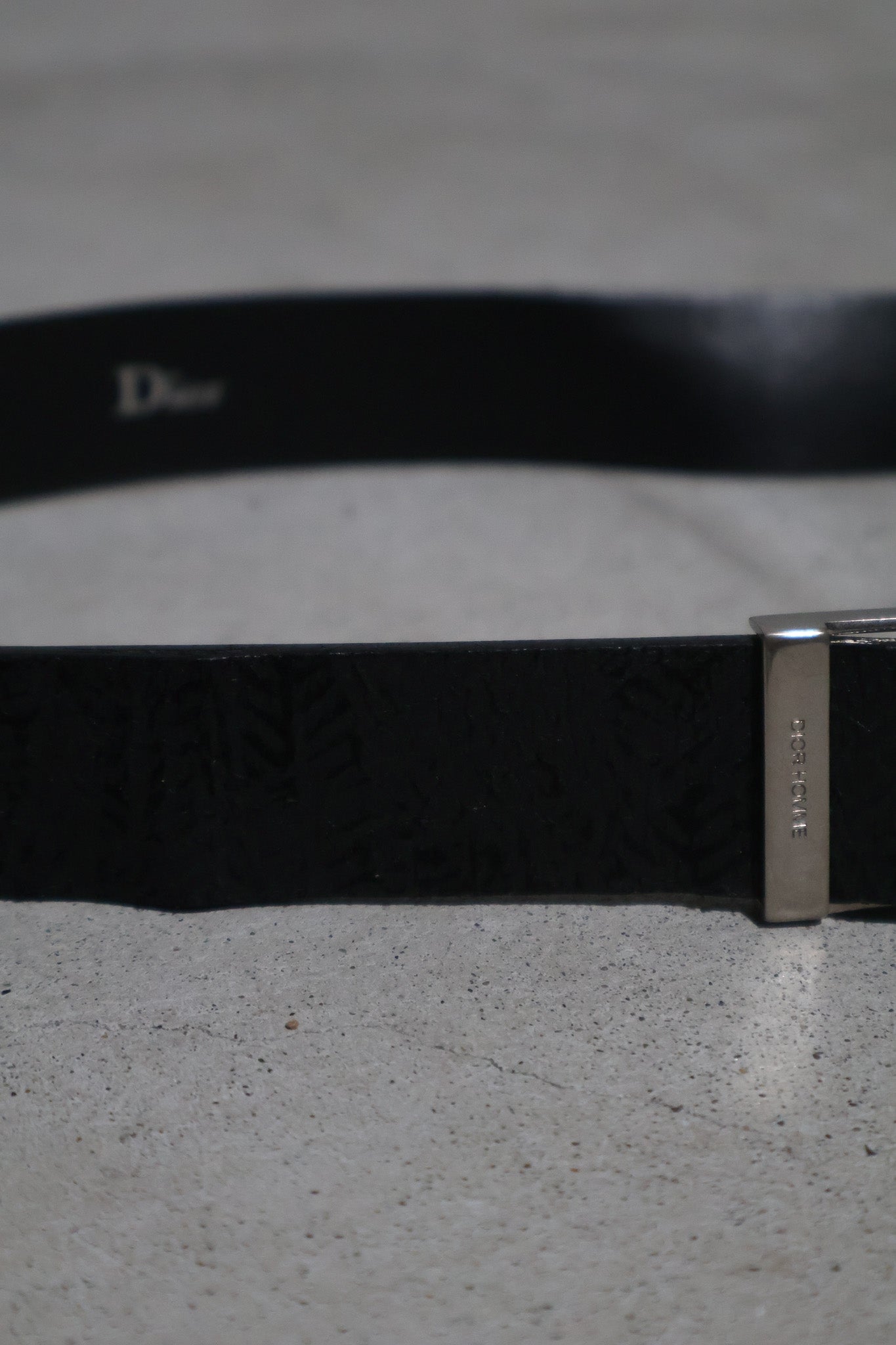 Dior Homme AW03 Luster Tire Print Belt