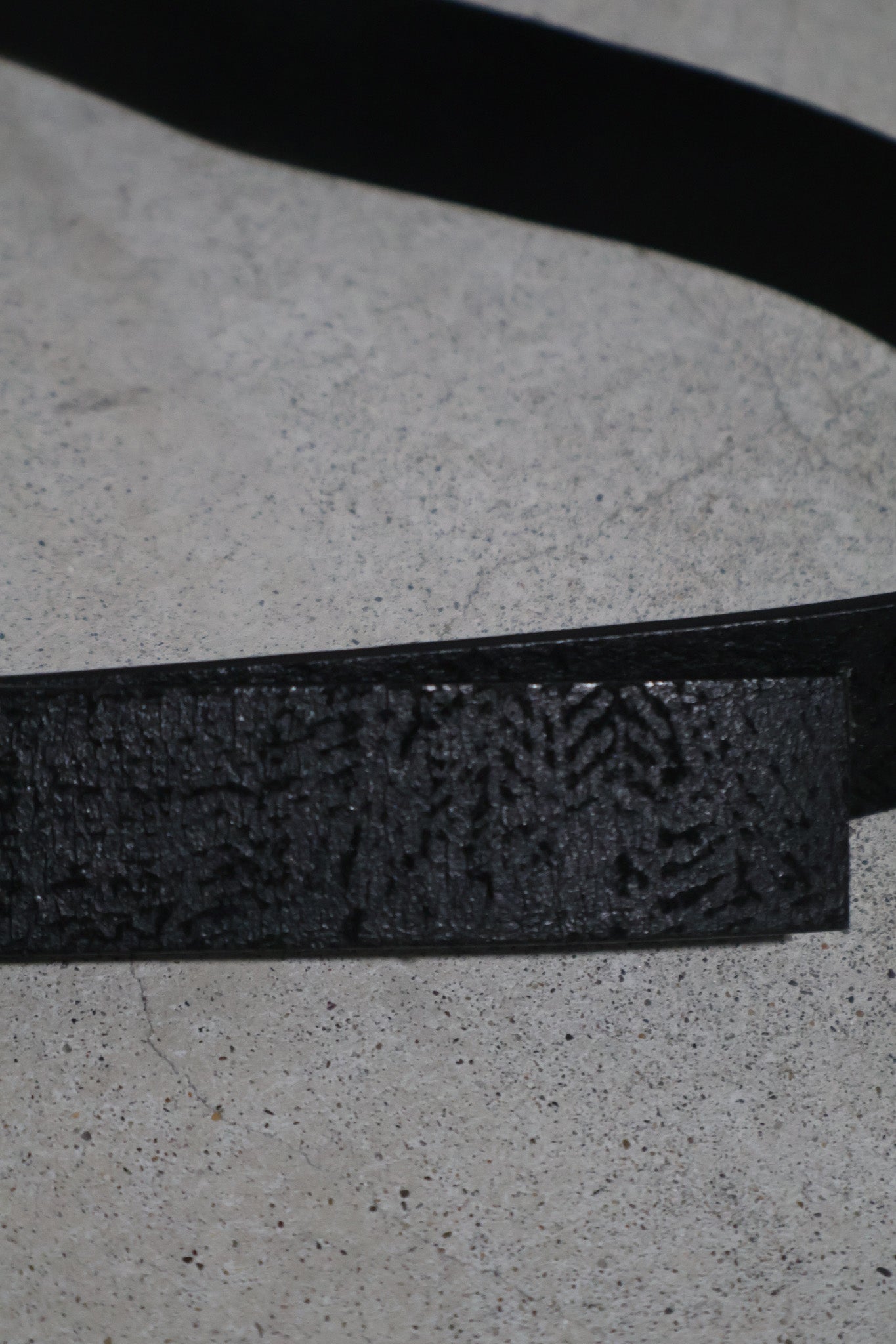 Dior Homme AW03 Luster Tire Print Belt