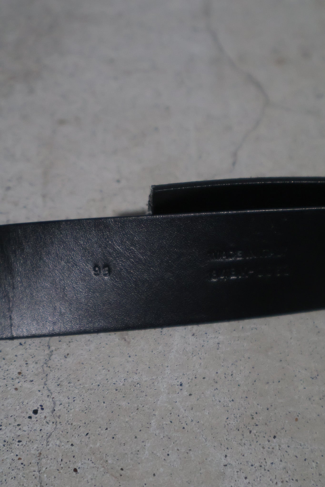 Dior Homme AW03 Luster Tire Print Belt