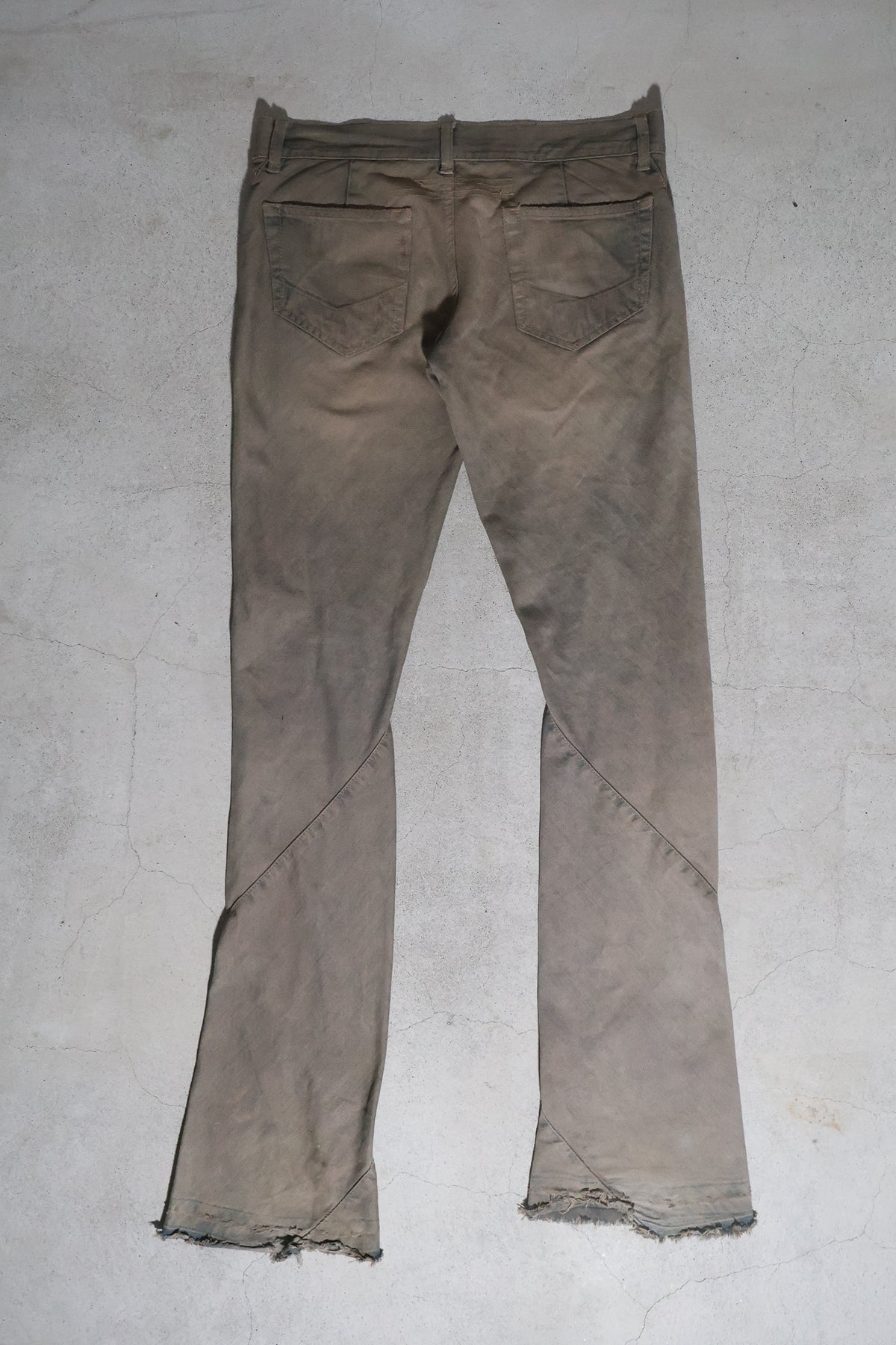 Rick Owens FW06 Spiral Bootcut Denim