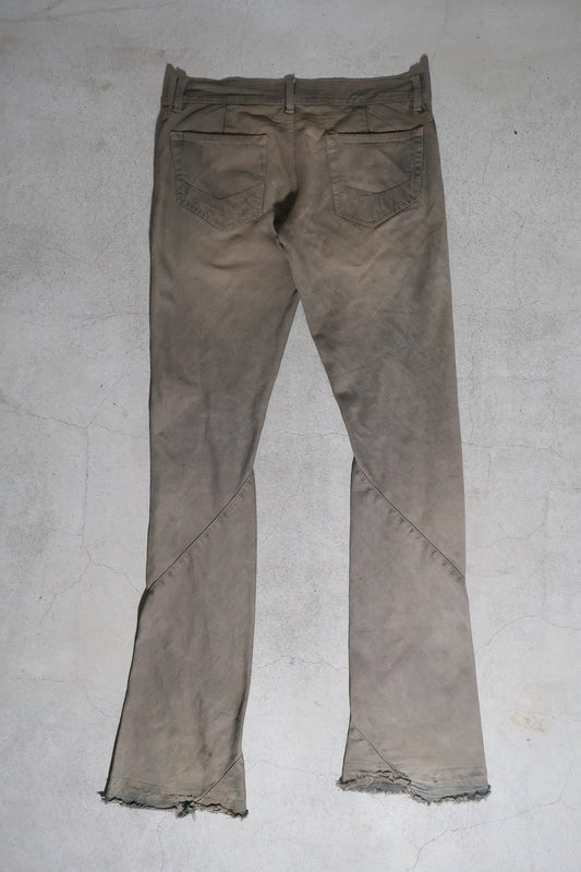 Rick Owens FW06 Spiral Bootcut Denim