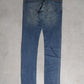 Balmain SS10  Wire Zip Biker Jeans