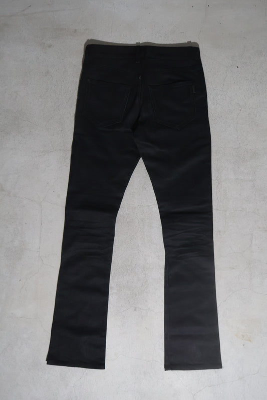 Saint Laurent D17 Skinny Bootcut Waxed Denim