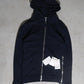 Balmain AW15 Zip Up Hoodie