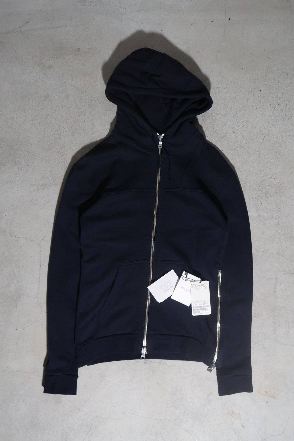 Balmain AW15 Zip Up Hoodie