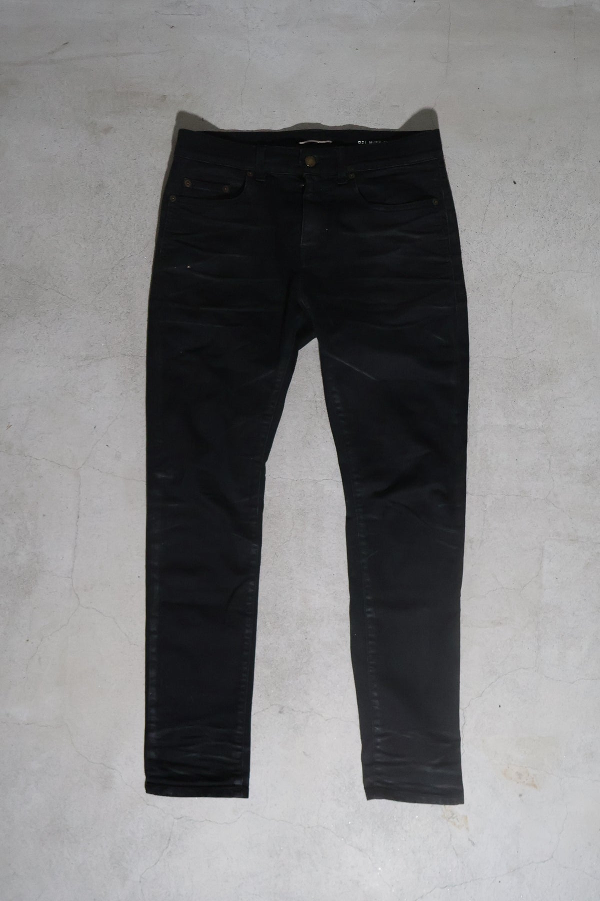 Saint Laurent SS20 Waxed Denim
