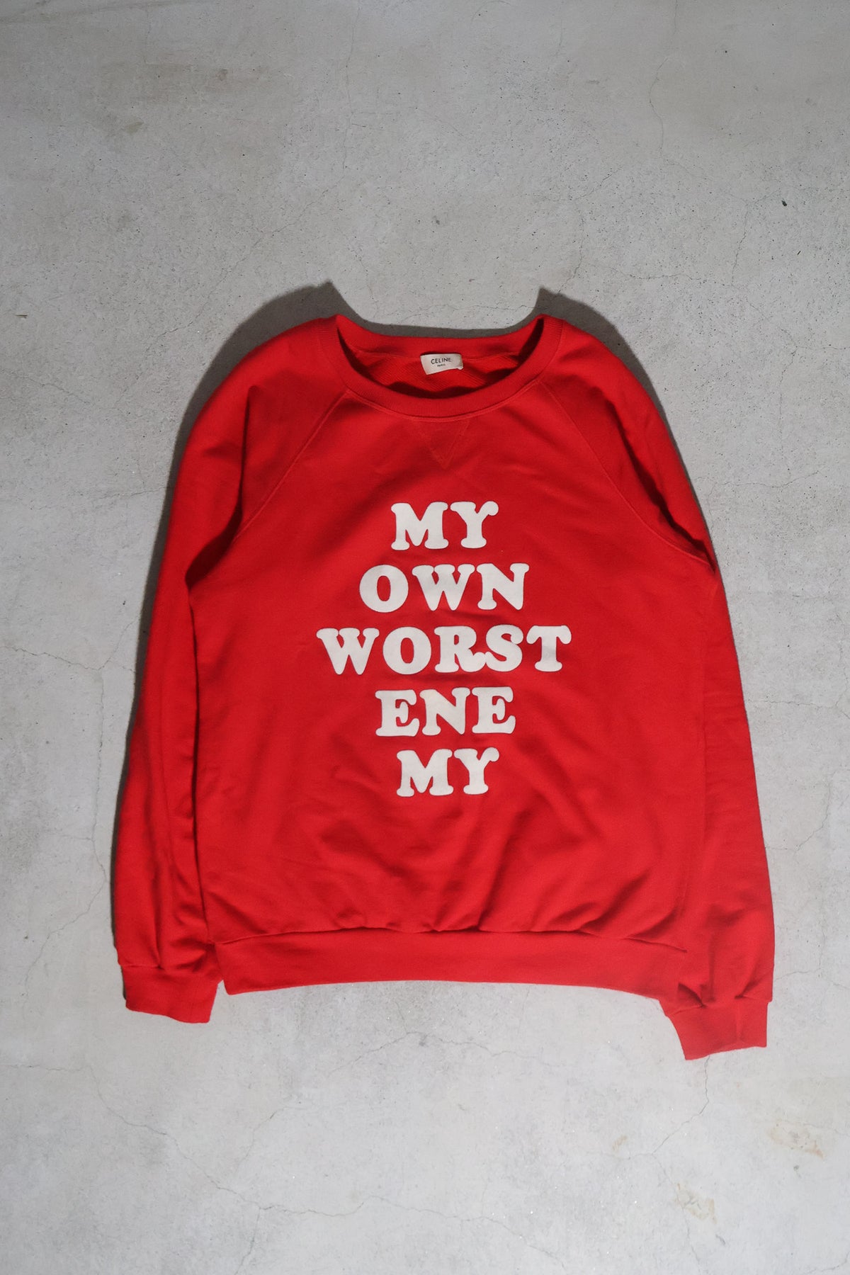 Celine SS20 My Own Worst Enemy Crewneck Sweater